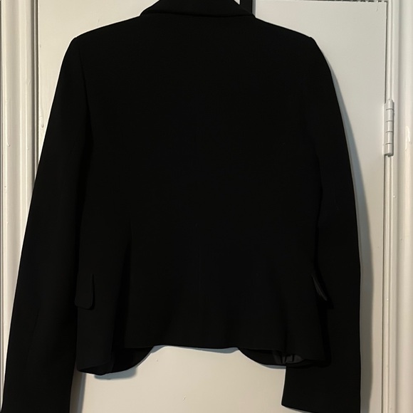 NafNaf Size 38 Floral Embroidered Black Jacket - Picture 5 of 6